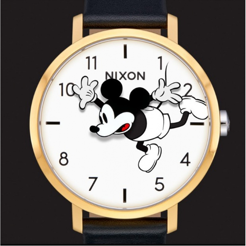 美国正品尼克松nixon迪士尼米老鼠联名款限量男女中性手表