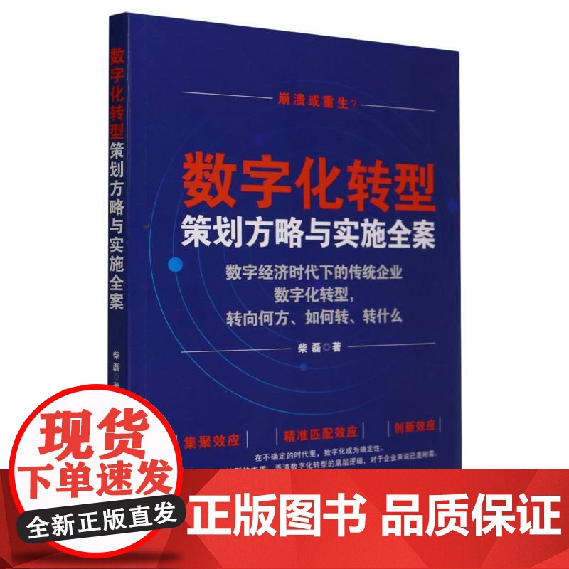 数字化转型策划方略与实施全案(数字经济时代下的传统企业数高清大图