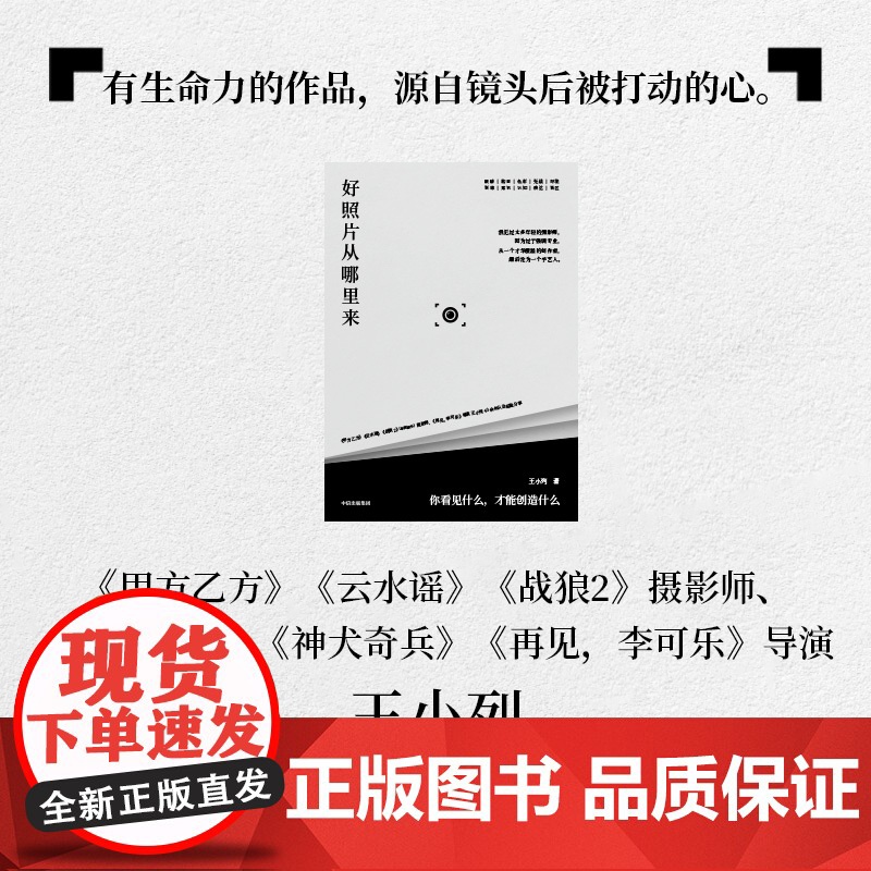好照片从哪里来 你看见什么 才能创造什么 王小列著 甲方乙方云水谣战狼2摄影师王小列 40余年从业经验分享 中信出版社图高清大图