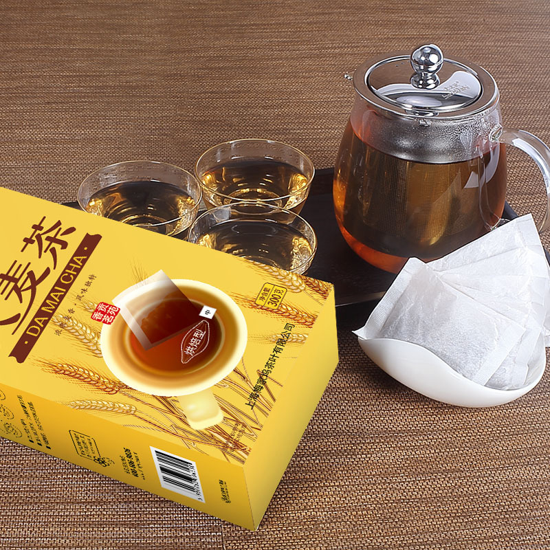 贡苑 茶叶 花草茶 大麦茶 袋泡茶大麦茶包花茶300g/盒