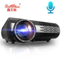 轟天砲(PonerSaund)M2wifi语音投影仪家用4K全高清1080p办公商用智能手机投影机新款3D家庭影院无屏电视