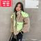 可莉允女童棉服加厚2022冬时髦小女孩羊羔绒外套棉衣中大儿童炸街毛毛衣
