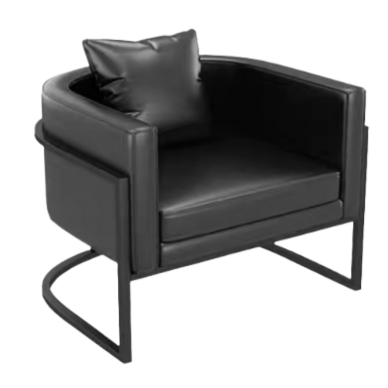 智叶舟休闲沙发单人位65*64*70cm张高清大图