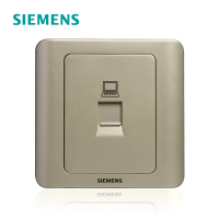 西门子(SIEMENS)开关插座 远景金棕系列电脑插座5TG01211CC133