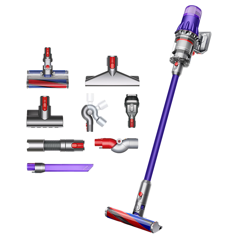 戴森 DYSON Digital Slim Fluffy Extra 轻量数码马达手持无线 家用除螨吸尘器 8吸头