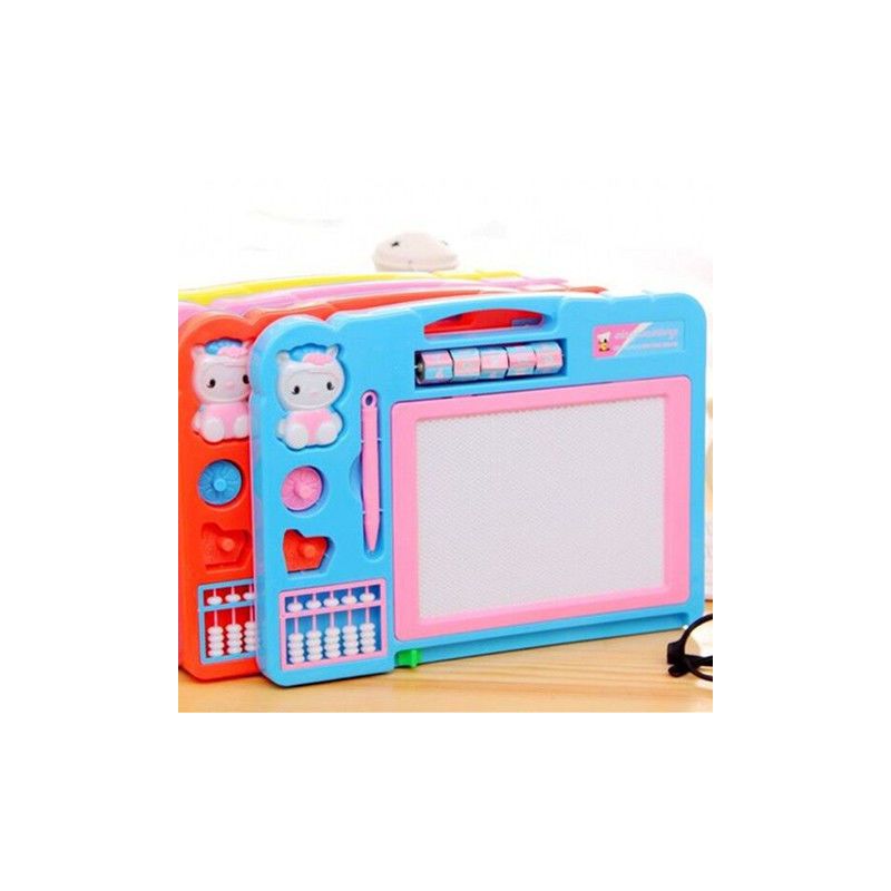 u)>大号磁性画板玩具儿童写字板彩色涂鸦礼物画板笔磁性画板>800_800