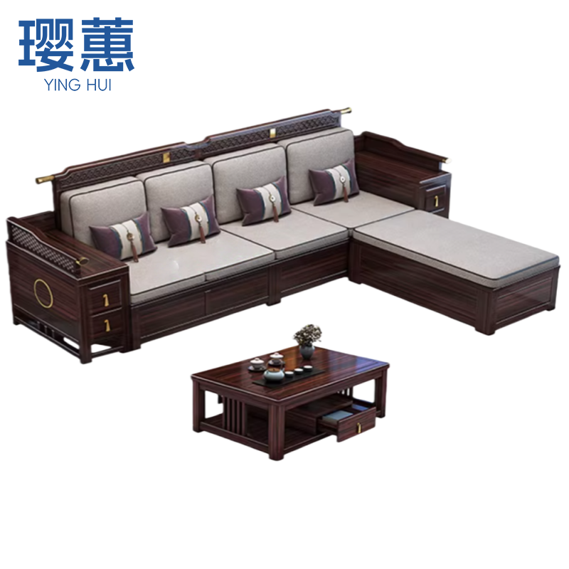 璎蕙 沙发3+贵妃 套高清大图