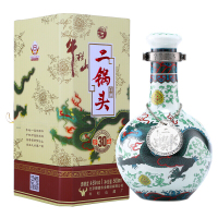北京牛栏山二锅头 46度青龙 珍品三十年青龙 牛栏山珍品30年清香型500ml*1单瓶礼盒装