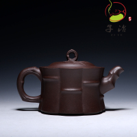 [子冶]340cc节节高升原矿老紫泥宜兴紫砂壶全手工名家正品茶具