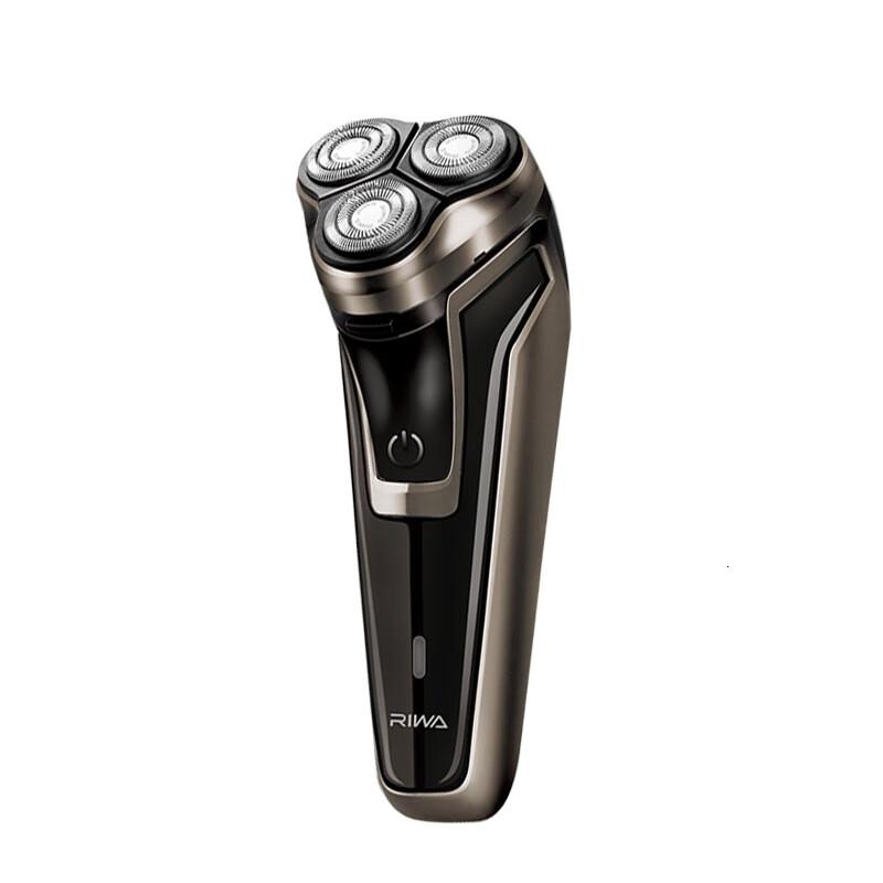 雷瓦(RIWA)三刀头锂电闪充持久续航剃须刀RA-5309灰色高清大图