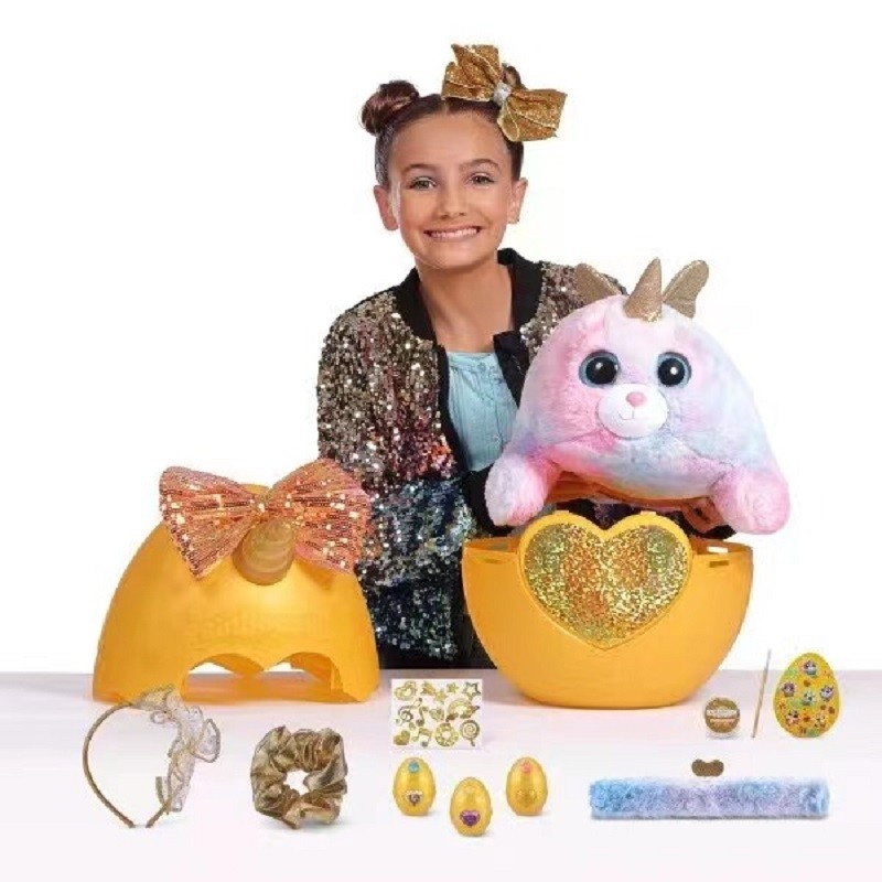 zuru超大独角兽大金蛋云波彩虹魔法蛋惊喜蛋亮片毛绒盲盒礼物