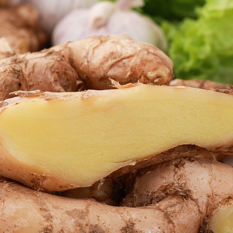 赛卡伊现挖现发生姜批发老姜老生姜大姜5斤新鲜山东大姜食用姜块