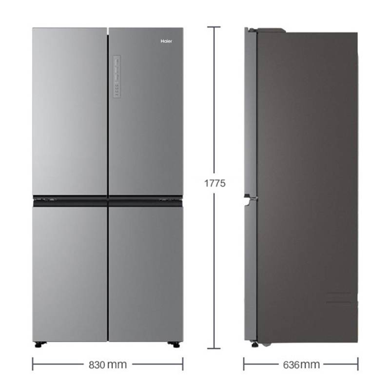 海尔(Haier)十字对开门冰箱470升大容量阻氧干湿分储 全变温空间 家用电冰箱 BCD-470WGHTD7ES9U1高清大图