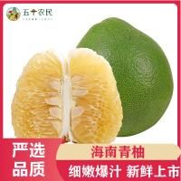 [五个农民]海南青柚 2个装蜜柚新鲜水果柚子净重4.6-5.5斤
