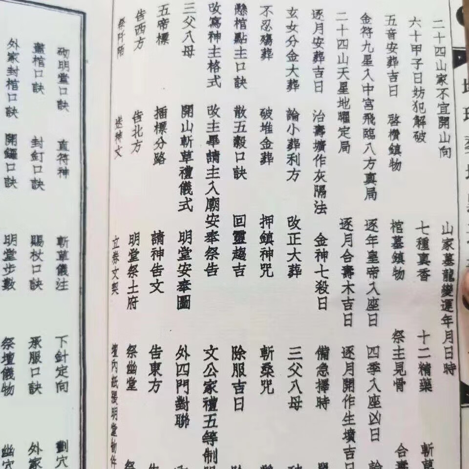 地理埋葬黑通书出黑手工线装艺术收藏品高清大图