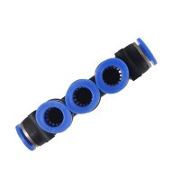 冰禹 SNll-10 PK塑料五通 快插/PU气管/快速/气动元件接头 气动接头 PK-8 10个