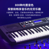 CASIO卡西欧电子琴CTS500金属机身蓝牙键盘演奏教学娱乐款61键电子琴