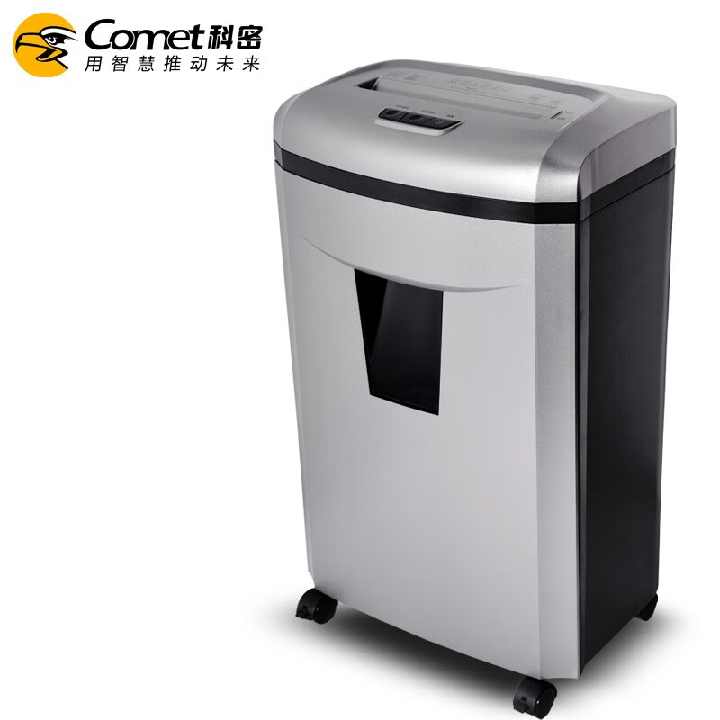 科密4级保密办公家用碎纸机(单次16张 持续120分钟 27L 可碎卡、光盘)9811 comet高清大图