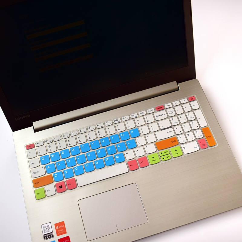 联想v15小新潮5000键盘膜15.6寸笔记本电脑保护潮ideapad340c防尘罩小新air|硅胶-半透金