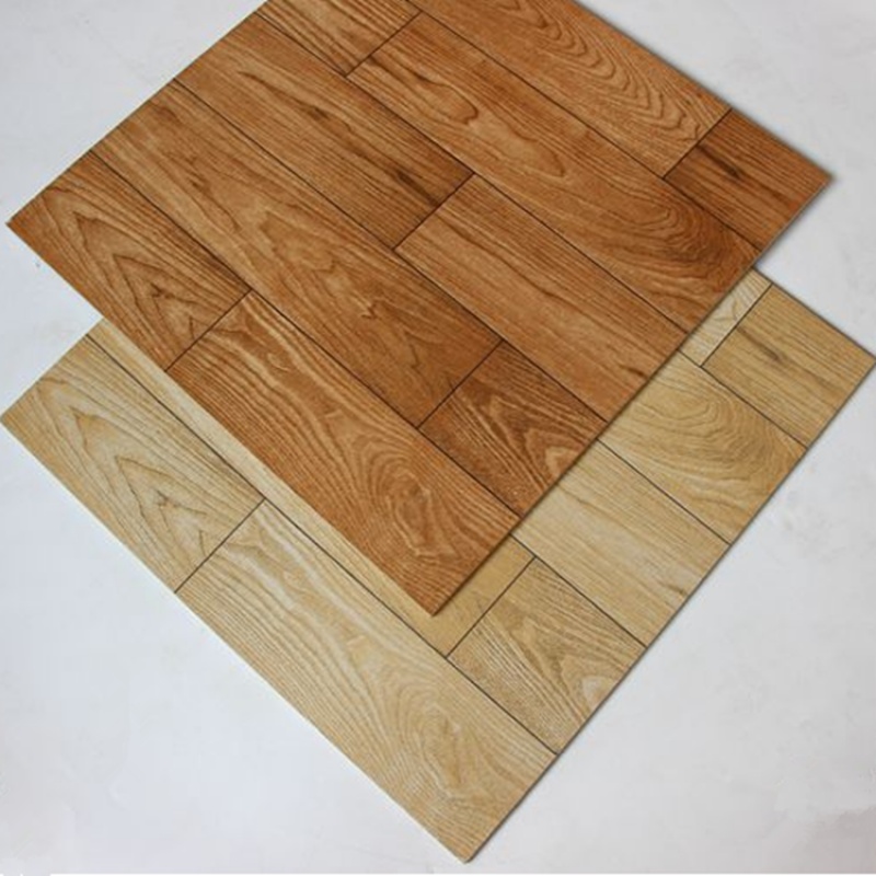 高档现代中式仿木纹砖600x600客厅卧室瓷砖地砖阳台庭院大地板砖壹德