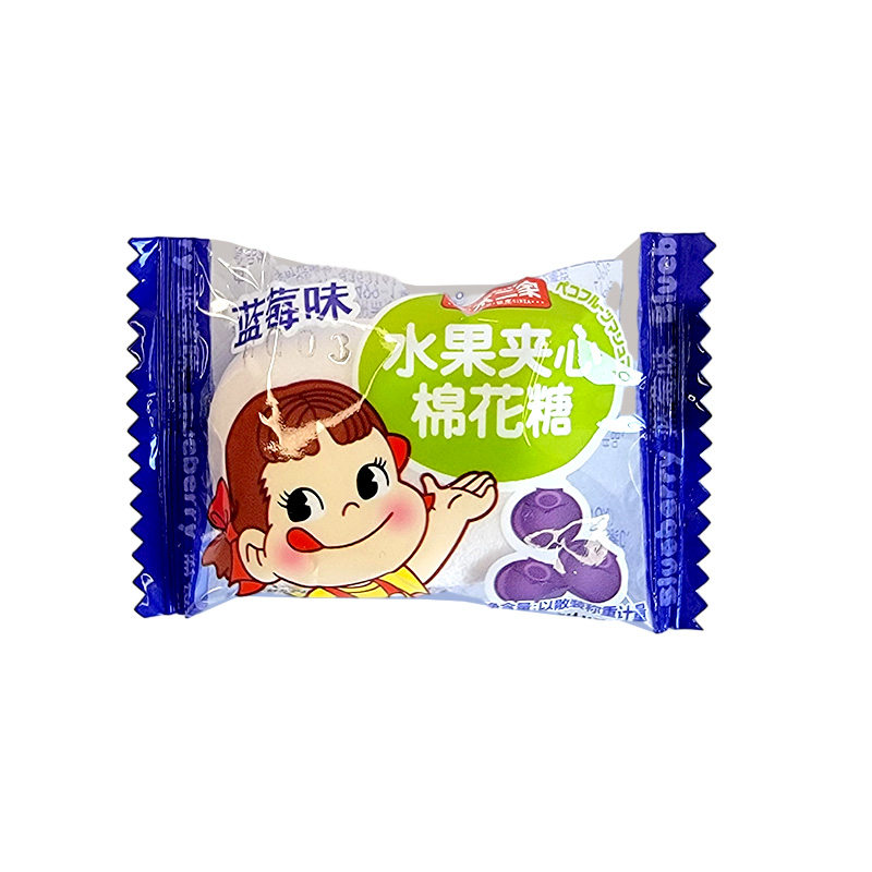 不二家水果味夹心棉花糖袋装82.8g儿童休闲零食结婚婚庆喜糖高清大图