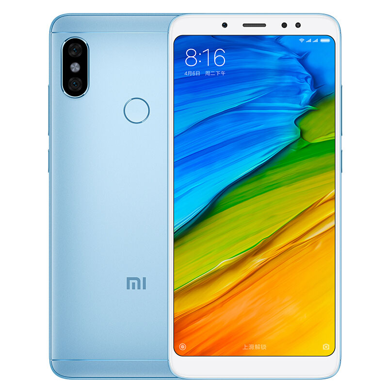 Xiaomi/小米 红米Note5 6GB+64G 魔力蓝 移动联通电信4G全网通手机 AI双摄
