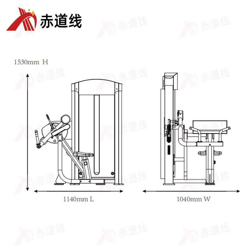 二头肌训练器综合训练器CDX-A523S-BFT2050B高清大图