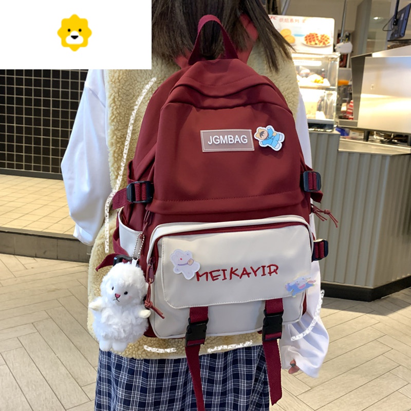 FENGHOU可爱书包女大容量韩版高中学生初中生小学生ins风儿童少女双肩包