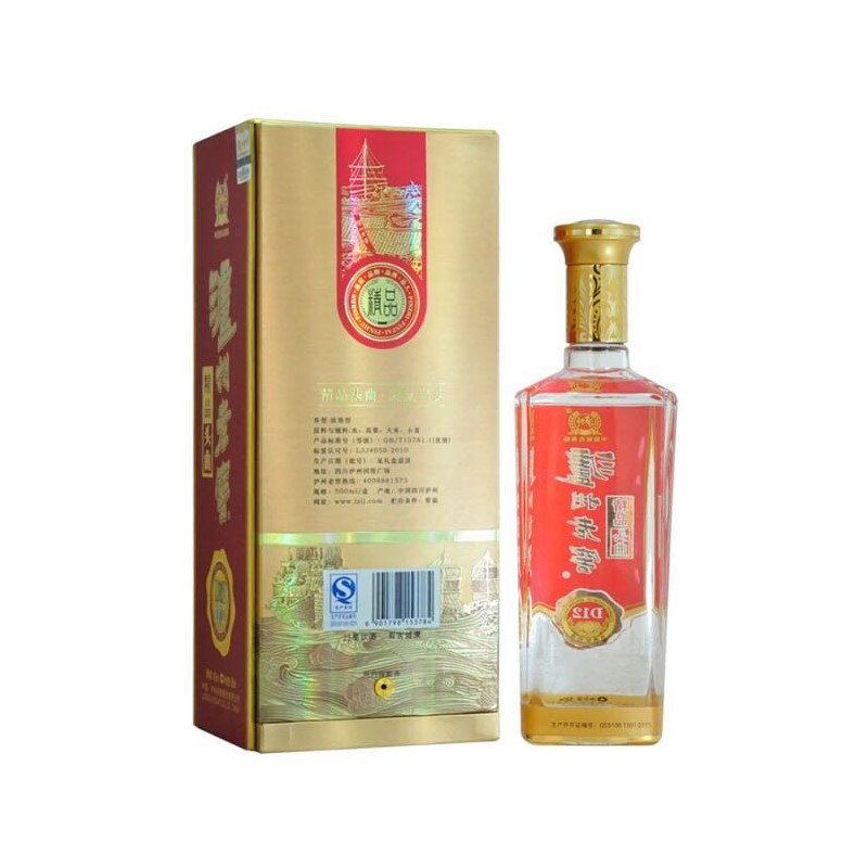 泸州老窖 精品头曲D12老窖52度浓香型白酒500ml 单瓶价格