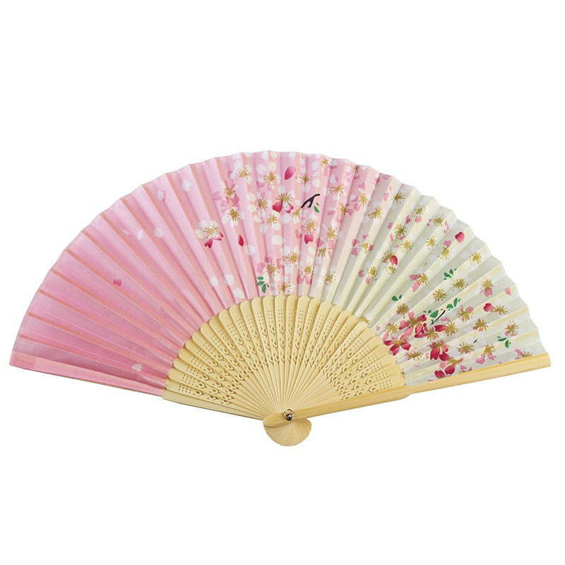 汉服扇子女古风折扇中国风折叠扇夏季女式古装流苏便携表演舞蹈扇