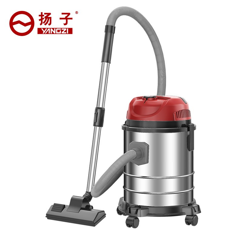 扬子(YANGZI)吸尘器家用商用小型大功率干湿吹三用大吸力桶式地毯装修美缝洗车用YZ-201-1 18L金属桶-家庭清
