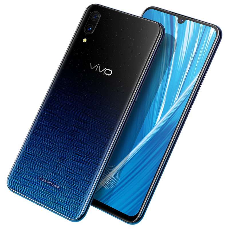 vivo X23幻彩版 6+128GB 星夜海洋 全网通4G 双卡水滴屏全面屏手机 AI非凡摄影超大广角 发现更多美高清大图