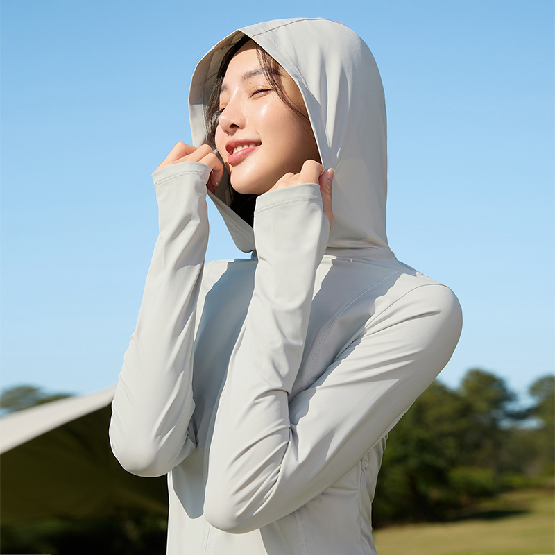 冰美C丨361°防晒衣女夏季冰丝透气修身防紫外线防晒服皮肤衣外套662514607V高清大图