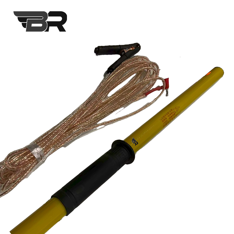 BR 环氧树脂杆 伸缩6米黄色+数显 根高清大图