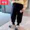 可莉允女童加绒裤子儿童装卫裤男童冬季加厚保暖棉裤小童外穿秋冬装宝宝保暖裤