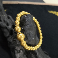 金一 足金古法黄金男女通用款明心菩提黄金手串传承首饰手串(计价)ABD44971