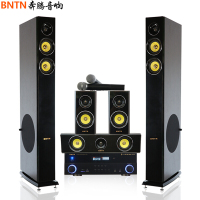 奔腾(BNTN)音响 音箱 家庭影院 卡拉OK 套装音响 蓝牙 同轴 光纤 电视音响 无线话筒 838配纽约音箱