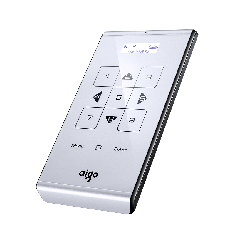 爱国者(aigo) M21 移动硬盘 1T 加密硬盘
