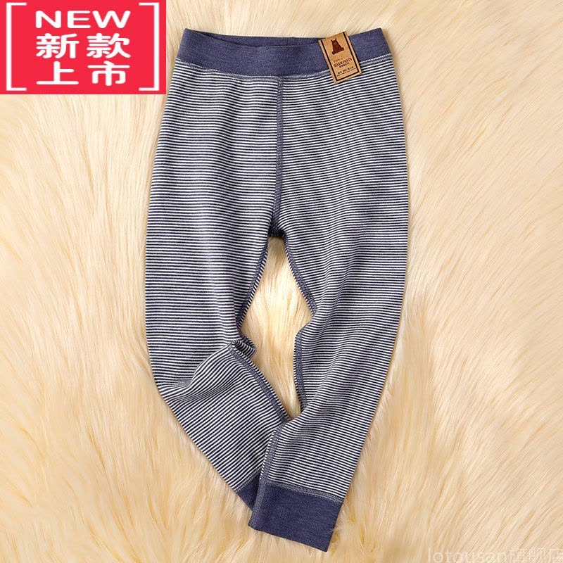 可莉允儿童保暖裤德绒秋冬男童秋裤加绒宝宝棉裤内穿加厚女童打底裤绒裤图片