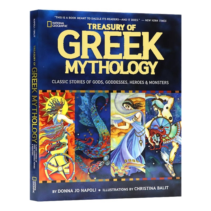 [正版]希腊神话全彩插画版 英文原版 National Geographic Treasury of Greek My高清大图