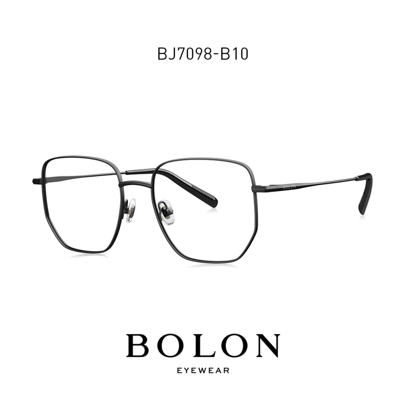 BOLON暴龙新品光学镜王俊凯同款金属框潮男女眼镜框架BJ7098