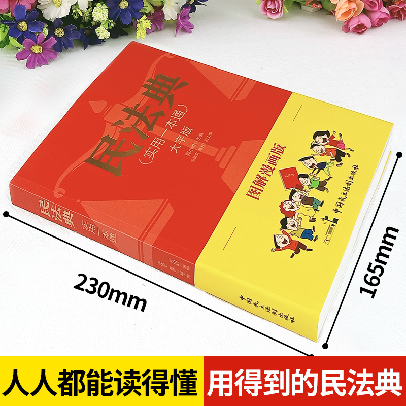 [正版]漫画民法典2021年 图解民法典 实用一本通大字版图解漫画版 民法典法律常识收录社会生活中的常见普遍法律问题 典高清大图