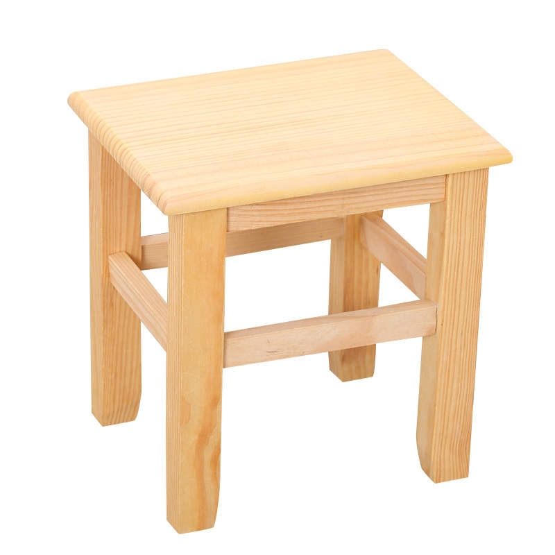 萌碎椅子/凳子 小凳子 松木凳 小方凳 实木登子 木头矮凳 矮板凳 餐桌