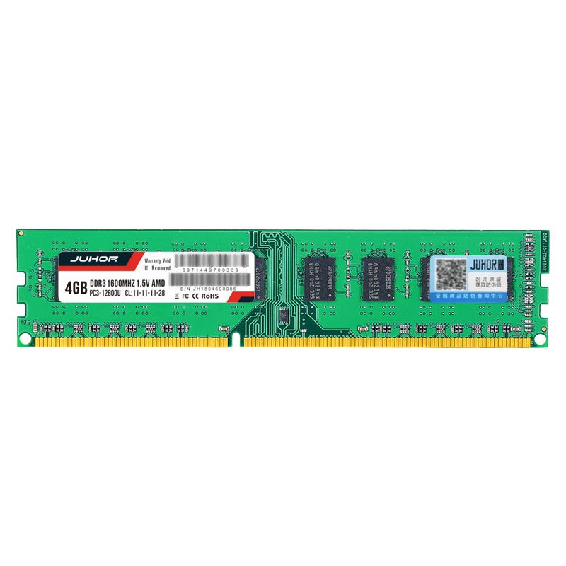 JUHOR 玖合 DDR3 1600 4G 台式机内存条 仅适用AMD处理器主板内存