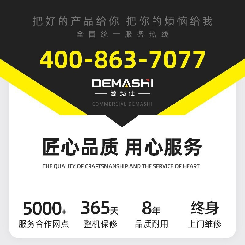 德玛仕(DEMASHI)高速高产量压面机 压面条饺子皮面皮擀面皮YMZD250(304不锈钢)
