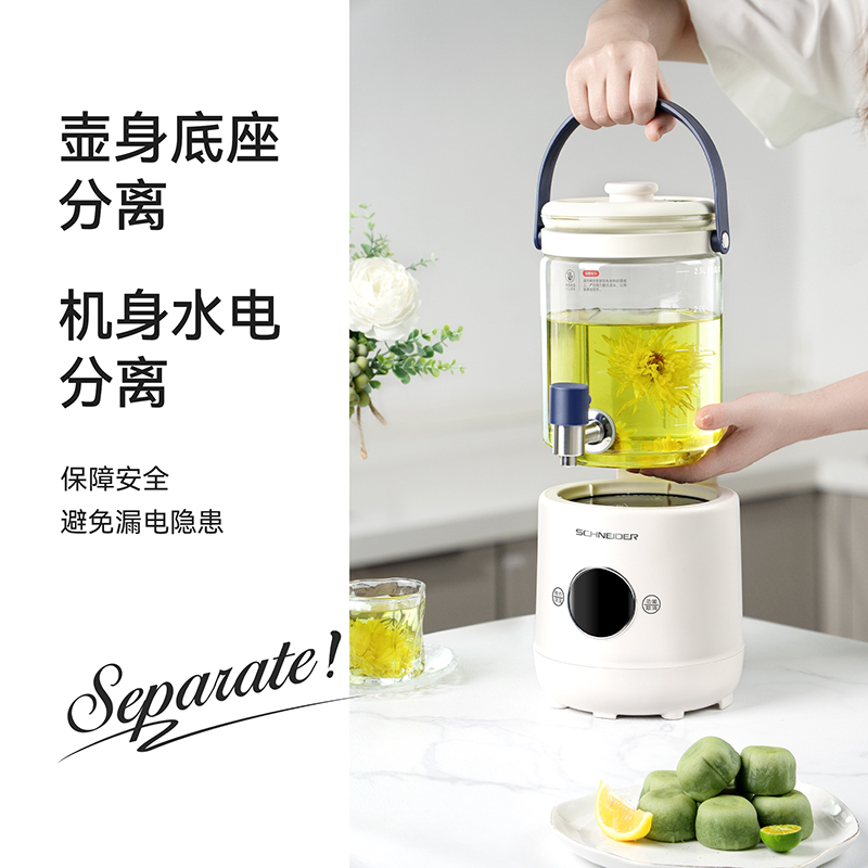 施耐德 全玻璃花茶壶 SWK-XHSL316高清大图