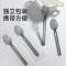 一次性勺子独立包装50支 食品级汤勺调羹耐高温外卖西瓜冰淇淋勺