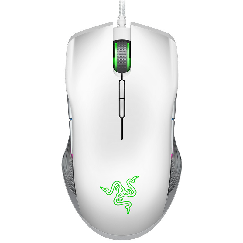 雷蛇(Razer) 锐蝮蛇竞技版 韦神同款 双手通用有线电竞游戏鼠标 绝地求生鼠标 吃鸡鼠标 水银色
