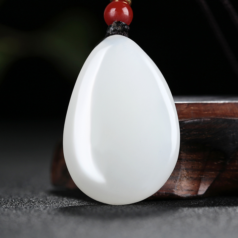 三阳开泰新疆和田玉吊坠玉坠羊脂白玉生肖羊挂件玉佩天然玉石