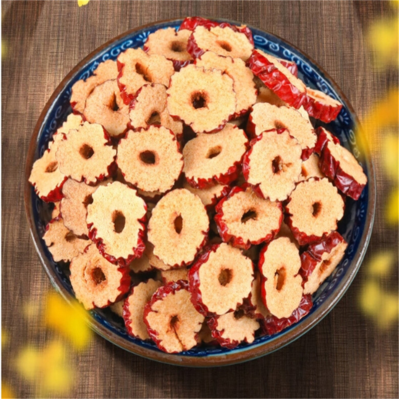 红枣圈无核红枣片干吃泡水新疆优质灰枣脆枣子干吃即食特产红枣干9260高清大图